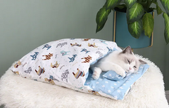 Pet Bed and House for Puppy Kitty Sleeping Bag Mat Sofas