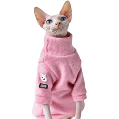 Sweater Winter Thicken Warm Devon for Hairless Cat Clothes Cornish