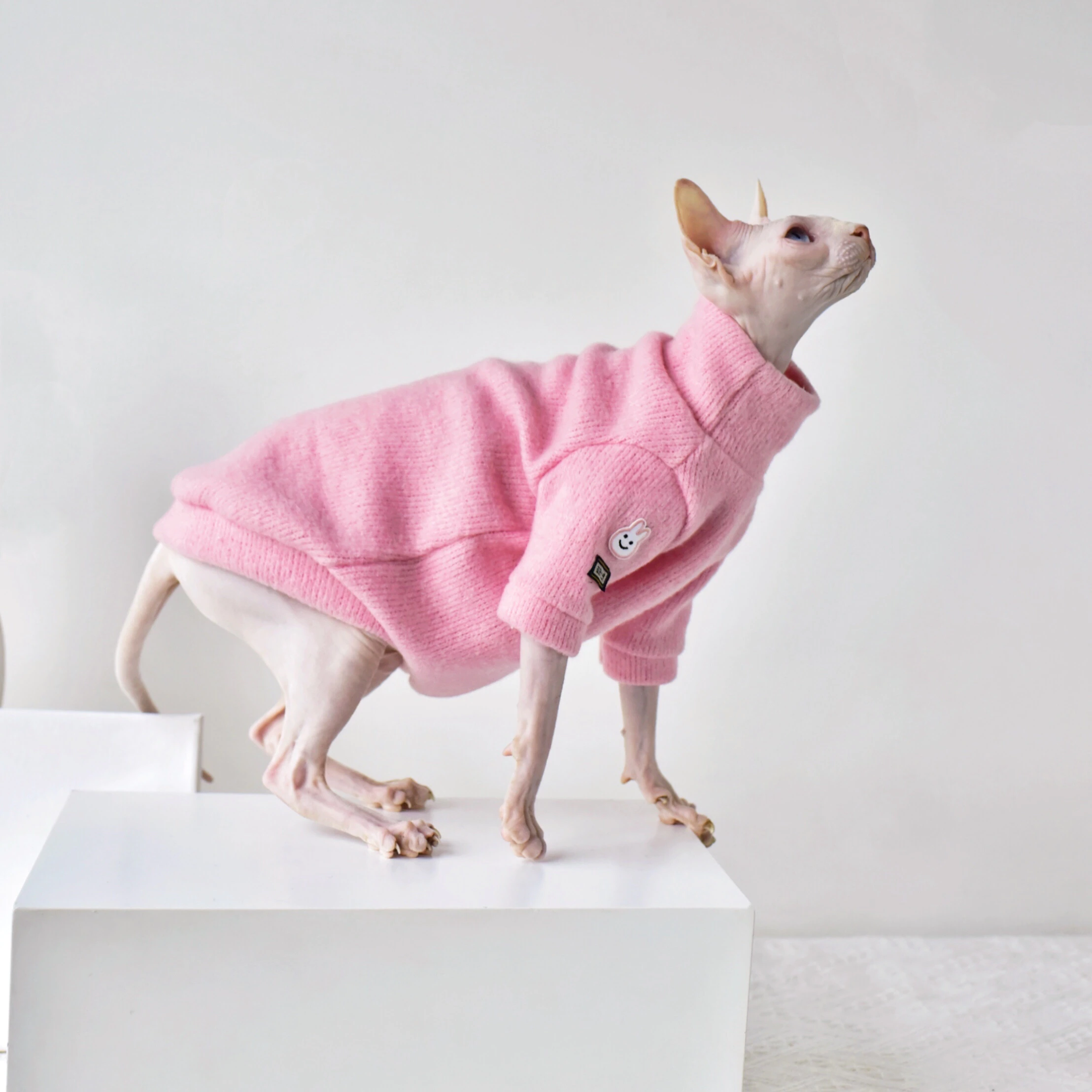 Sweater Winter Thicken Warm Devon for Hairless Cat Clothes Cornish